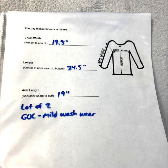 Lot of 2 Talbots Knit Sweater Womens Medium Blue Pink Button Hem Top Long Sleeve - Picture 5 of 16